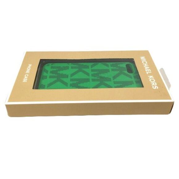 MICHAEL KORS Green Black iPhone 5 5S Phone Case MK Signature MRP $38.00 - Picture 3 of 7